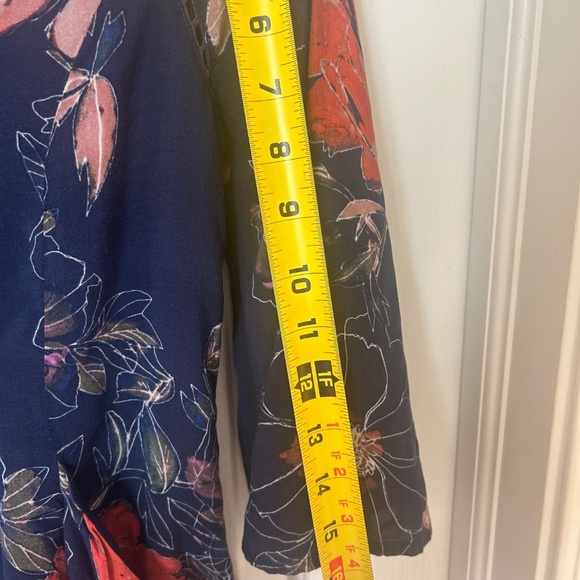 Free People Floating Florals High Low Dress Size 0 - Picture 8 of 10